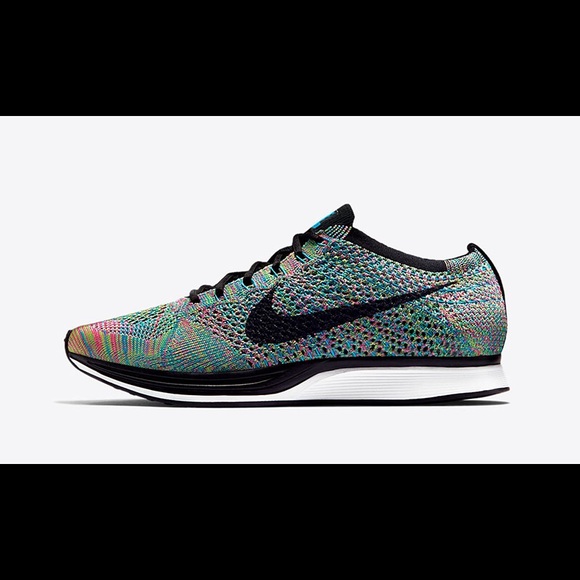 NIKE FLYKNIT MULTICOLOR - SIZE 8 Men / 9.5 Women - Picture 1 of 5